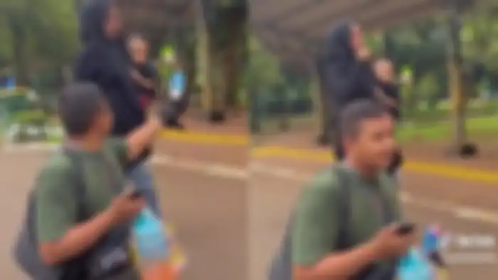 Pasangan suami istri tetap romantis meski salah satunya mengalami kekurangan fisik.