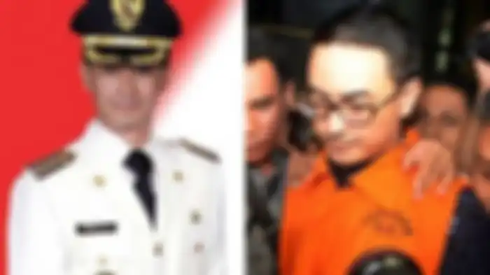 Zumi Zola saat menjabat sebagai Gubernur Jambi dan saat menjadi narapidana kasus korupsi 