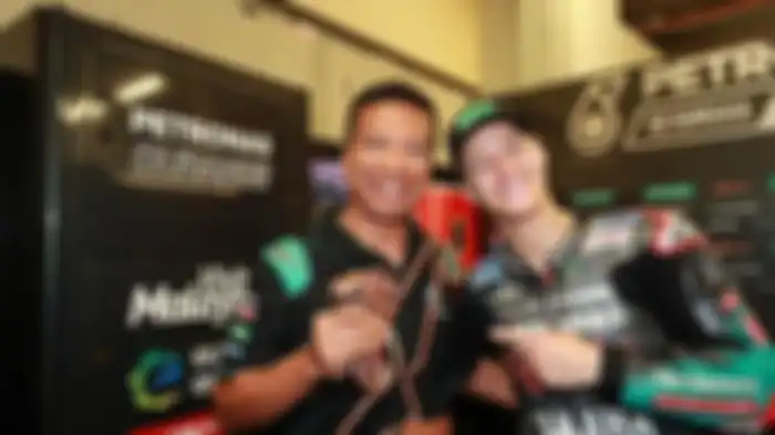 Fabio Quartararo dan Razlan Razali saat masih di tim Petronas Yamaha