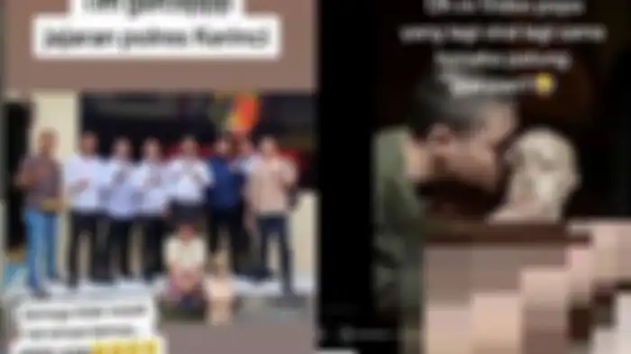 Popo Berbie klarifikasi setelah videonya dengan patung viral. Terbaru beredar foto Popo ditangkap Polres Kerinci