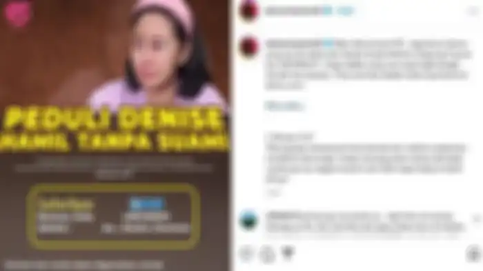 Denise Chariesta membuka donasi untuk dirinya sendiri yang hamil tanpa suami