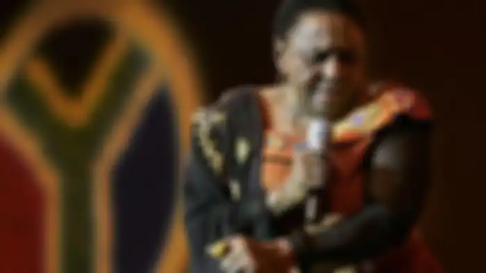 Penyanyi asal Afrika Selatan, Miriam Makeba.