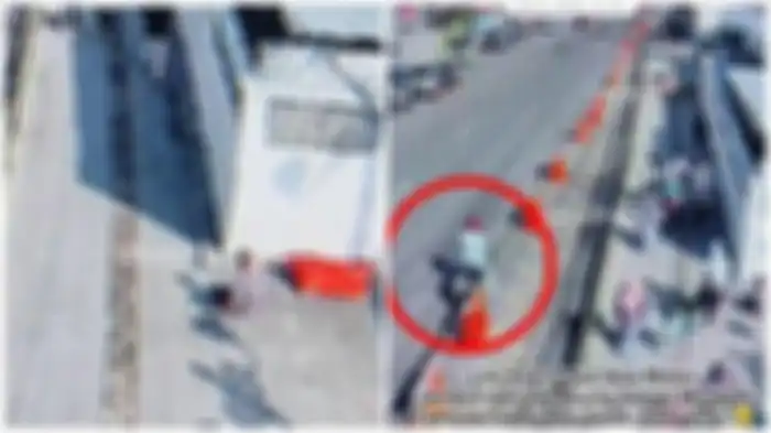 Tangkap layar video viral pengemis pura-pura lumpuh di Jogja, dijemput pria bermotor hingga berujung ditangkap polisi. 