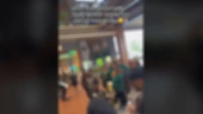 Pesta pernikahan pasangan anjing ras Alaskan Malamute di mal kawasan Pantai Indah Kapuk (PIK) Jakarta Utara, viral di media sosial.