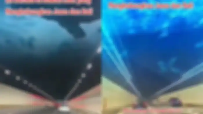 Viral video yang menampilkan rancangan atau desain tol bawah laut yang menghubungkan Pulau Jawa dengan Pulau Bali.