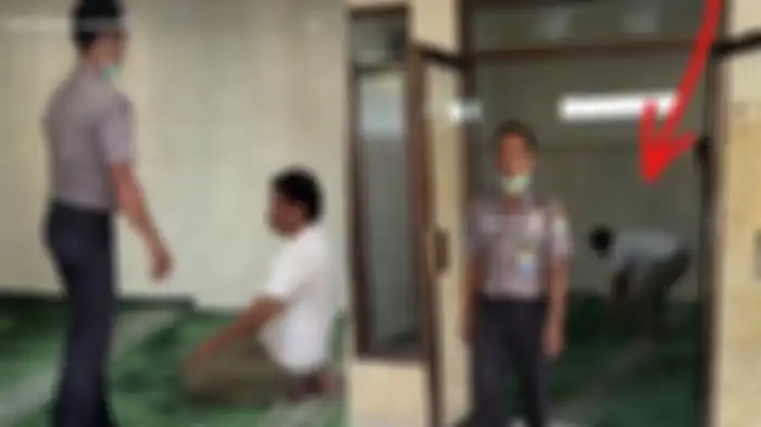 Pria sujud terlalu lama viral sampai diduga didatangi tim forensik  
