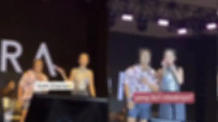 Momen penyanyi Lyodra syok mengetahui ada penonton yang datang bareng mantan dan kekasihnya viral di media sosial.
