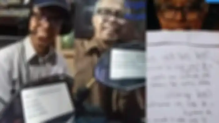 Seorang bapak-bapak mengajar di TikTok tengah mencuri perhatian, mengajar menggunakan spion. 