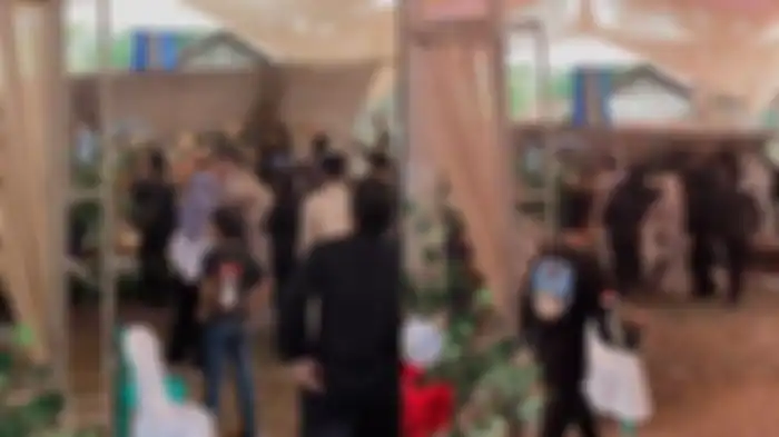 Viral di TikTok panggung pelaminan roboh menimpa pengantin wanita
