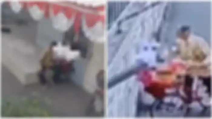 Tangkap layar viral video seorang kakek cabuli anak SD di Jakarata Timur. Kini pelaku telah diamankan oleh pihak kepolisian