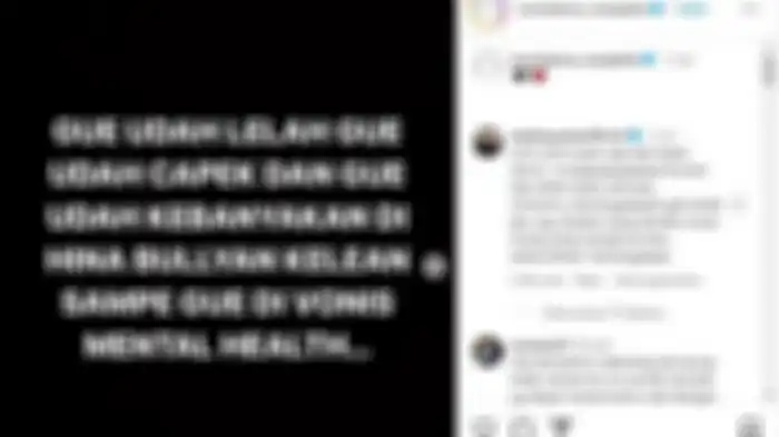 Unggahan Instagram Lucinta Luna mengaku mengidap mental health, Aming beri dukungan. 