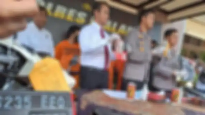 Pelaku curanmor diamankan di Polres Malang.