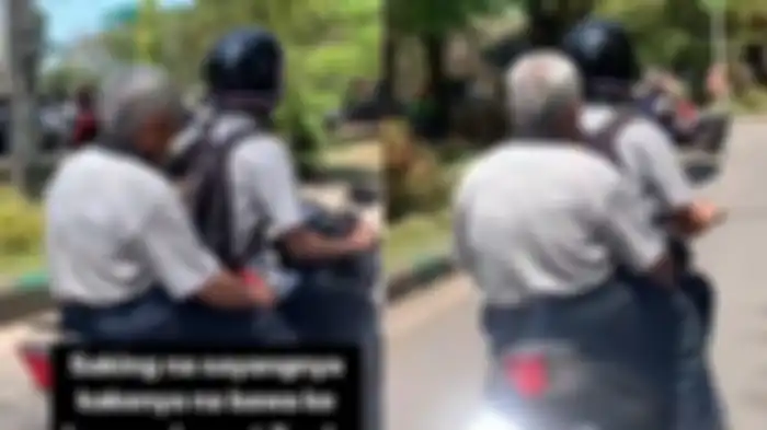 Viral mahasiswa bawa kakek ke kampus gara-gara tak tega meninggalkan sendiri di rumah 