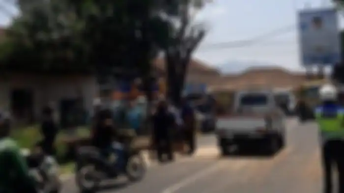TKP pohon tumbang di Lembang, Jawa Barat