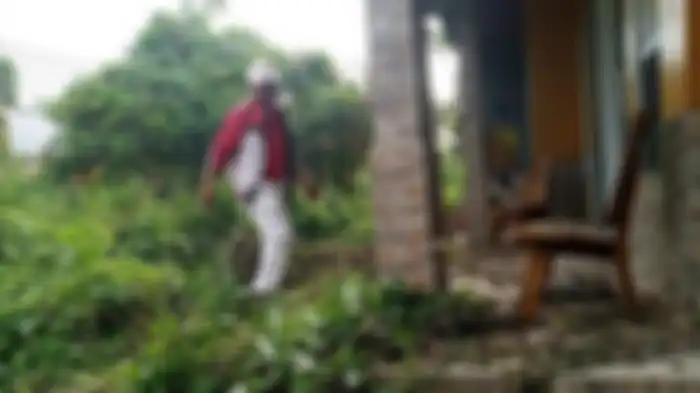 Kondisi rumah yang jadi TKP kasus pembunuhan ibu dan anak di Subang.