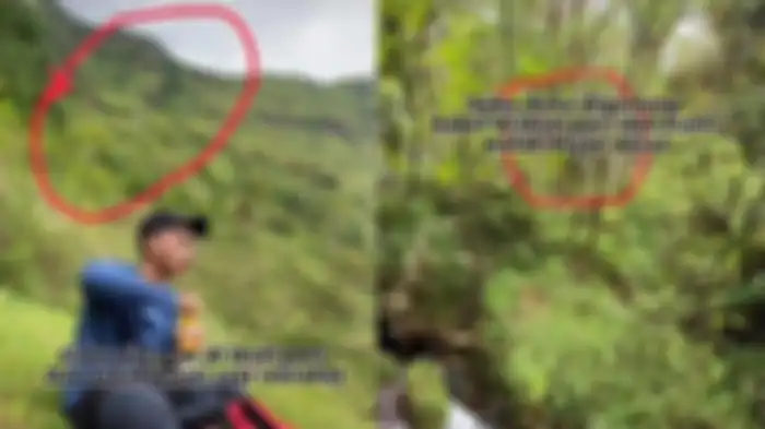 Viral penampakan diduga pocong dan kuntilanak terekam kamera pendaki di Gunung Lompobattang.  