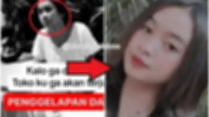 Sosok Fuja, karyawan toko kecantikan yang viral diduga gelapkan uang.