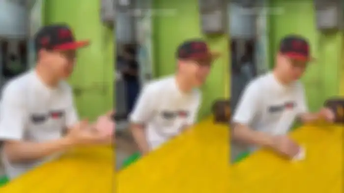 Richard Lee makan di pinggir jalan, captionnya bahas gembel viral. 