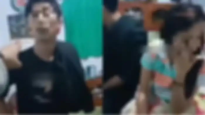 Istri ketahuan selingkuh saat suami kerja di luar kota.