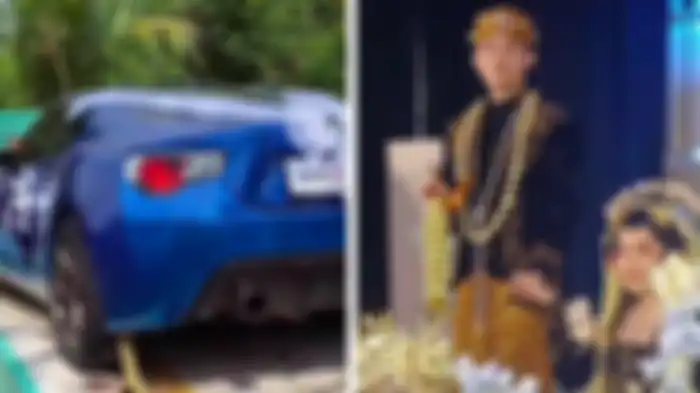 Viral video pria Pati menikahi gadis Purwodadi dengan seserahan mobil sport seharga hampir Rp 1 Miliar. 