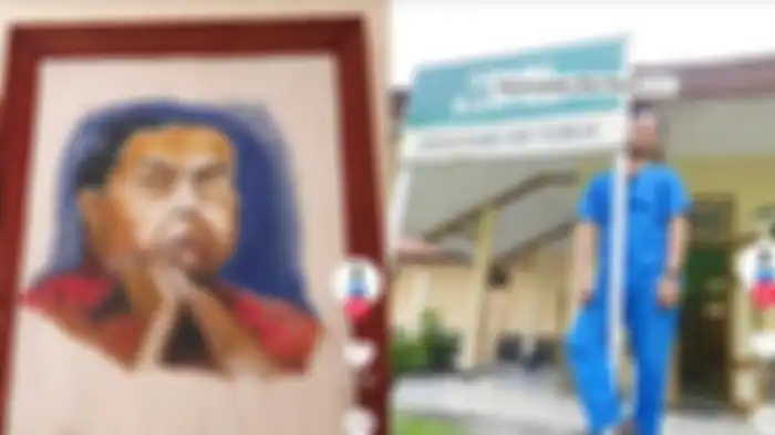 Viral lukisan hasil karya pasien ODGJ di Bogor. 