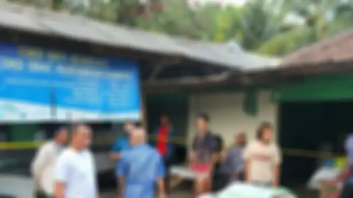 SF (28) tewas bersimbah darah di dalam warung di Banten pada Jumat (9/2/2024).