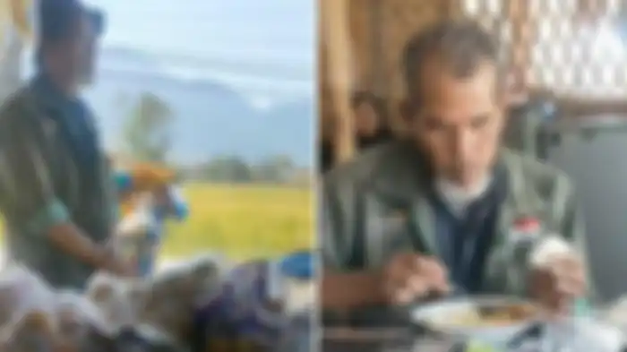 Viral penjual perabotan di Garut tukar sendok demi makan. 