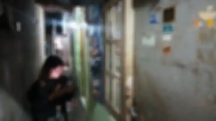 Unit kontrakan tempat Indriana Dewi Eka Saputri tinggal bersama kedua orangtuanya di RT 06/RW 14, Cipinang Besar Utara, Jatinegara, Jakarta Timur Minggu (3/3/2024). 