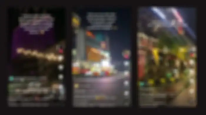 Screenshot TikTok. Viral di TikTok Tren Setelah Tarawih Menikmati Vibes dengan City Light.