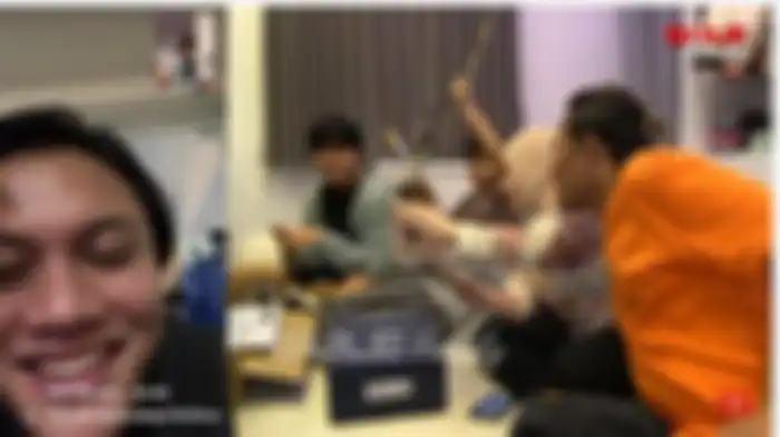 Rizky Febian siapkan kado spesial untuk Njan. 