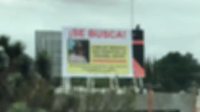 Wanita cari pria yang menghamilinya lewat baliho