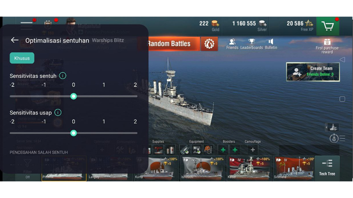 Fitur Adjustable Gaming Touchdi HP Oppo dengan ColorOS 11.1