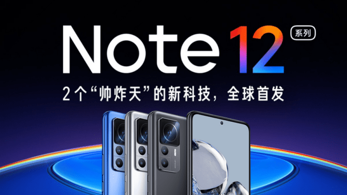 Poster peluncuran Redmi Note 12