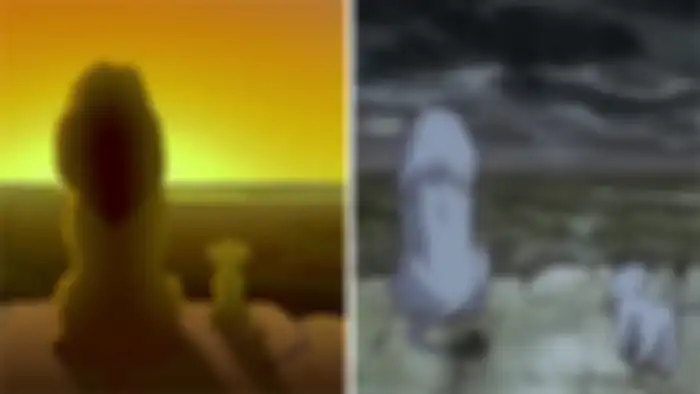 Kemiripan adegan di film The Lion King dengan serial TV Simba the White Lion