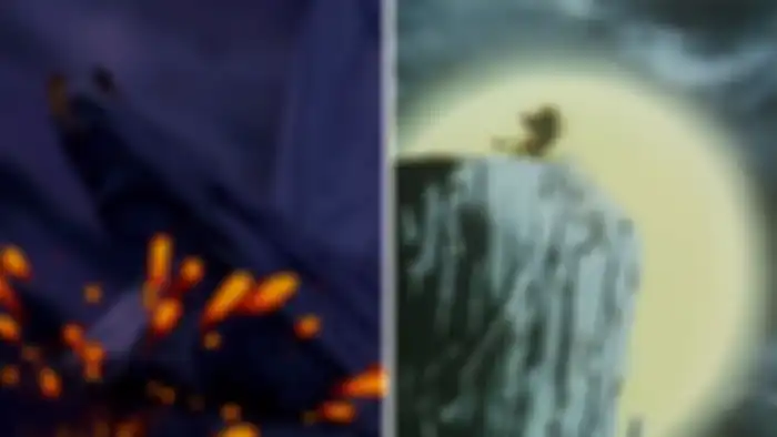 Kemiripan adegan di film The Lion King dengan serial TV Simba the White Lion