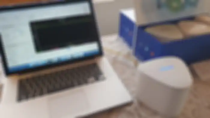 Mengetes jaringan Wi-Fi yang dihasilkan oleh Xtend Pro.