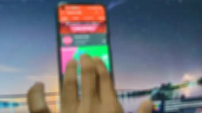 Gesture 3 jari untuk spit screen di Color OS 7.1 Oppo A92