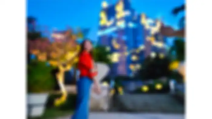 Hasil foto Night Flare Portrait Oppo Reno4