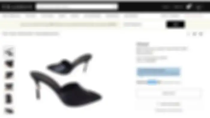Sepatu mules yang kerap dikenakan oleh Ibu Iriana