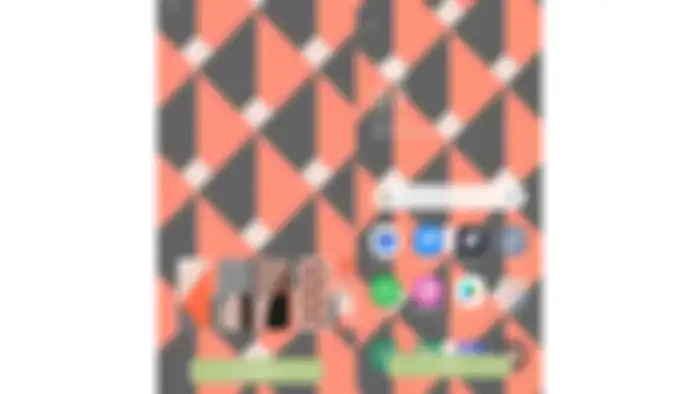 Tampilan wallpaper dari sebuah foto botol sambarl di ColorOS 11