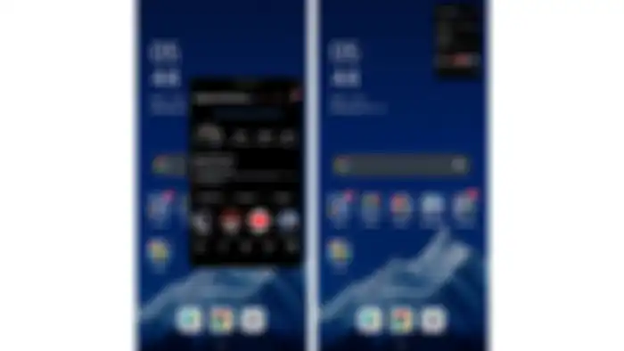 Tampilan flex drop di ColorOS 11 / Oppo Reno4 F