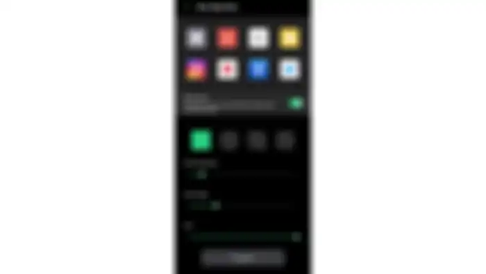 Tampilan kustom ikon Oppo A15s / ColorOS 7.2