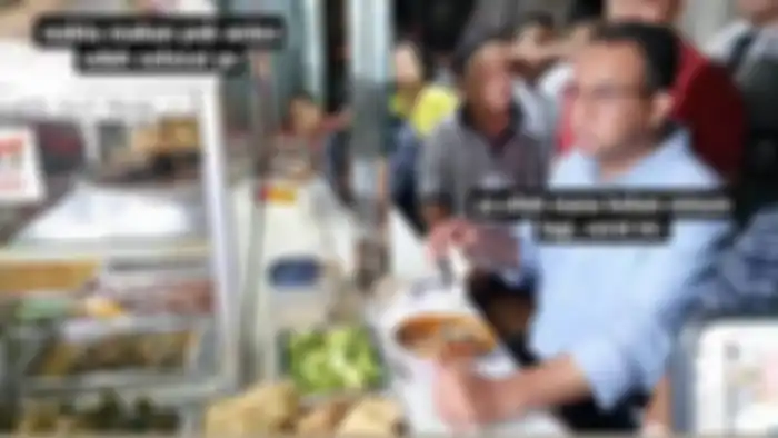 Terkejut dengan aturan makan di warteg 20 menit, netizen pun menyindir Menko Marves Luhut Binsar Pandjaitan melalui foto meme.