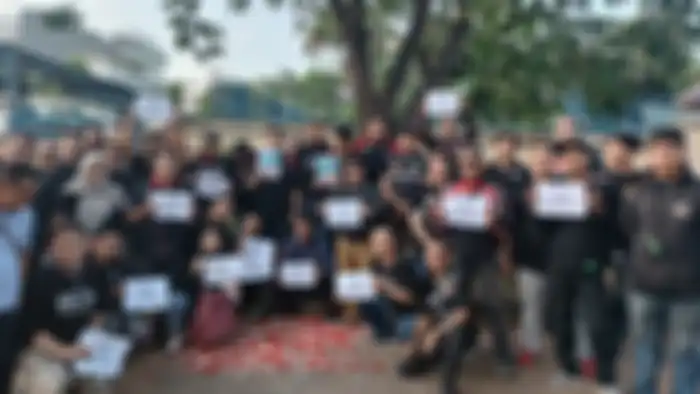 Puluhan bikers Yamaha Max Series yang tergabung dalam Jakarta Max Owners gelar doa bersama dan tabur bunga di TKP kecelakaan Jammy Sasmita.