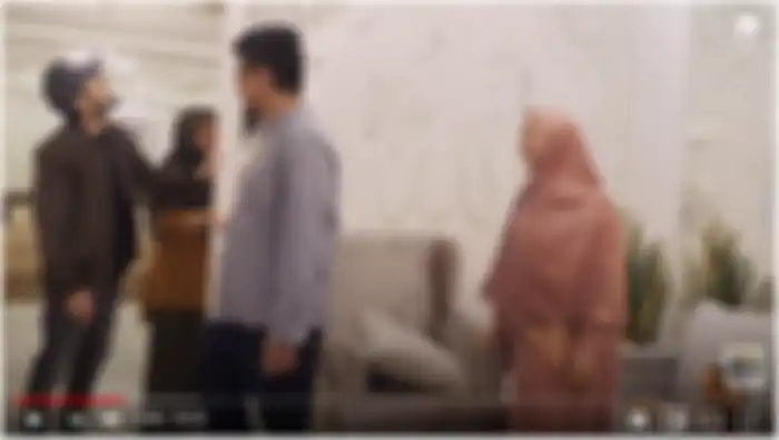 Partisi ruangan di rumah Oki Setiana Dewi