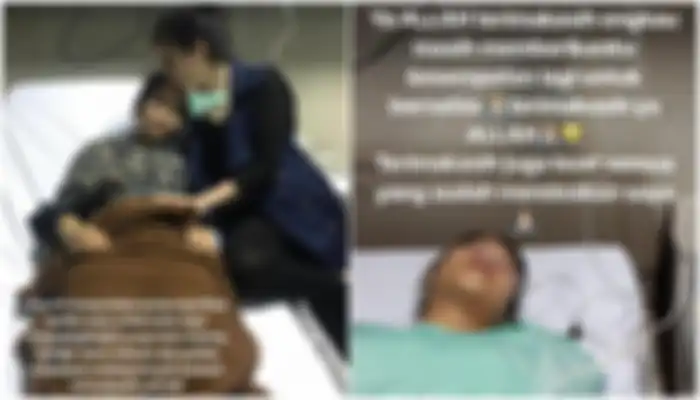 Syifa adik Ayu Ting Ting ketika sedang jatuh sakit 