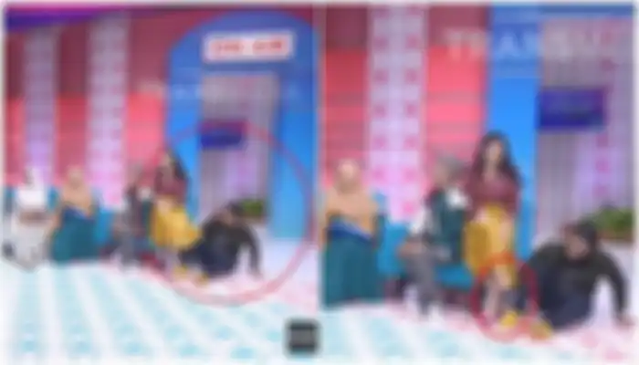 Andika nyaris kena tendang Ayu Ting Ting