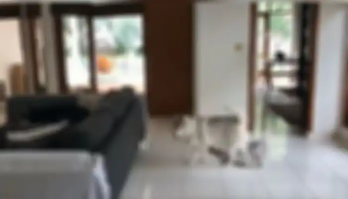 Ruang tamu rumah Sophia Latjuba