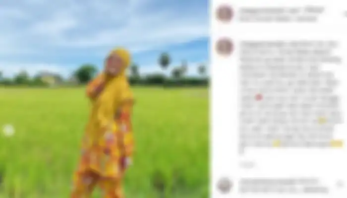 Unggahan Meggy Wulandari yang singgung rasa jenuh dalam rumah tangganya.