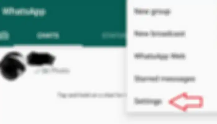 Pilih menu Settings